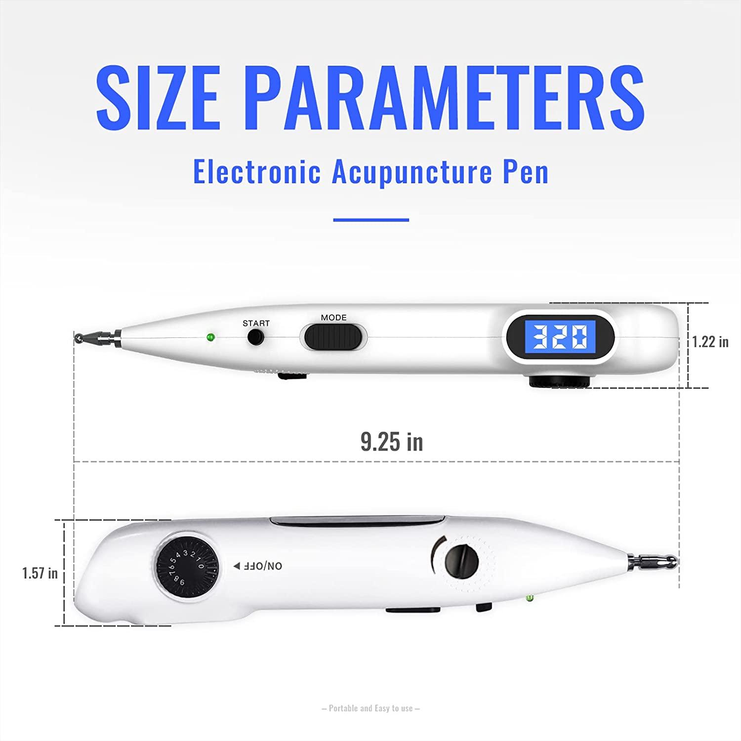 Leawell Acupuncture Pen for Pain Relief, Patented, Electric Acupuncture Therapy Pen 508B Rechargable| Beep Tells Meridian (Acupuncture Therapy Pen)
