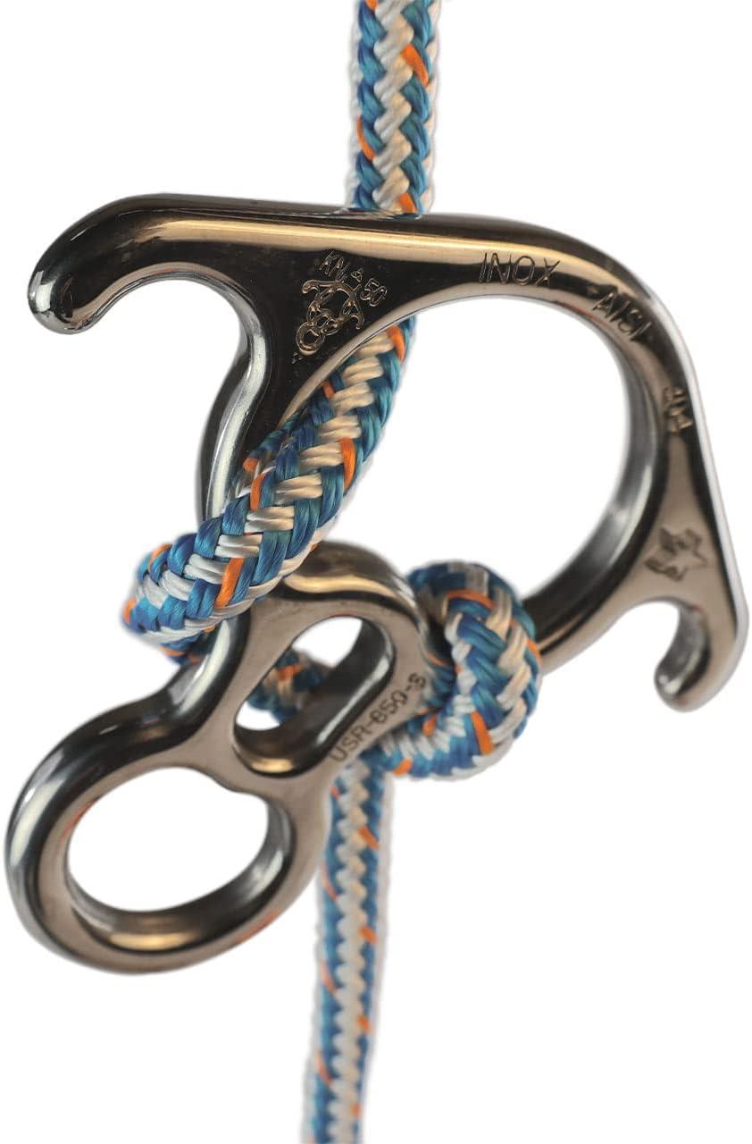ProClimb 50 kN Stainless Steel Rescue Figure 8 Descender with BentEars