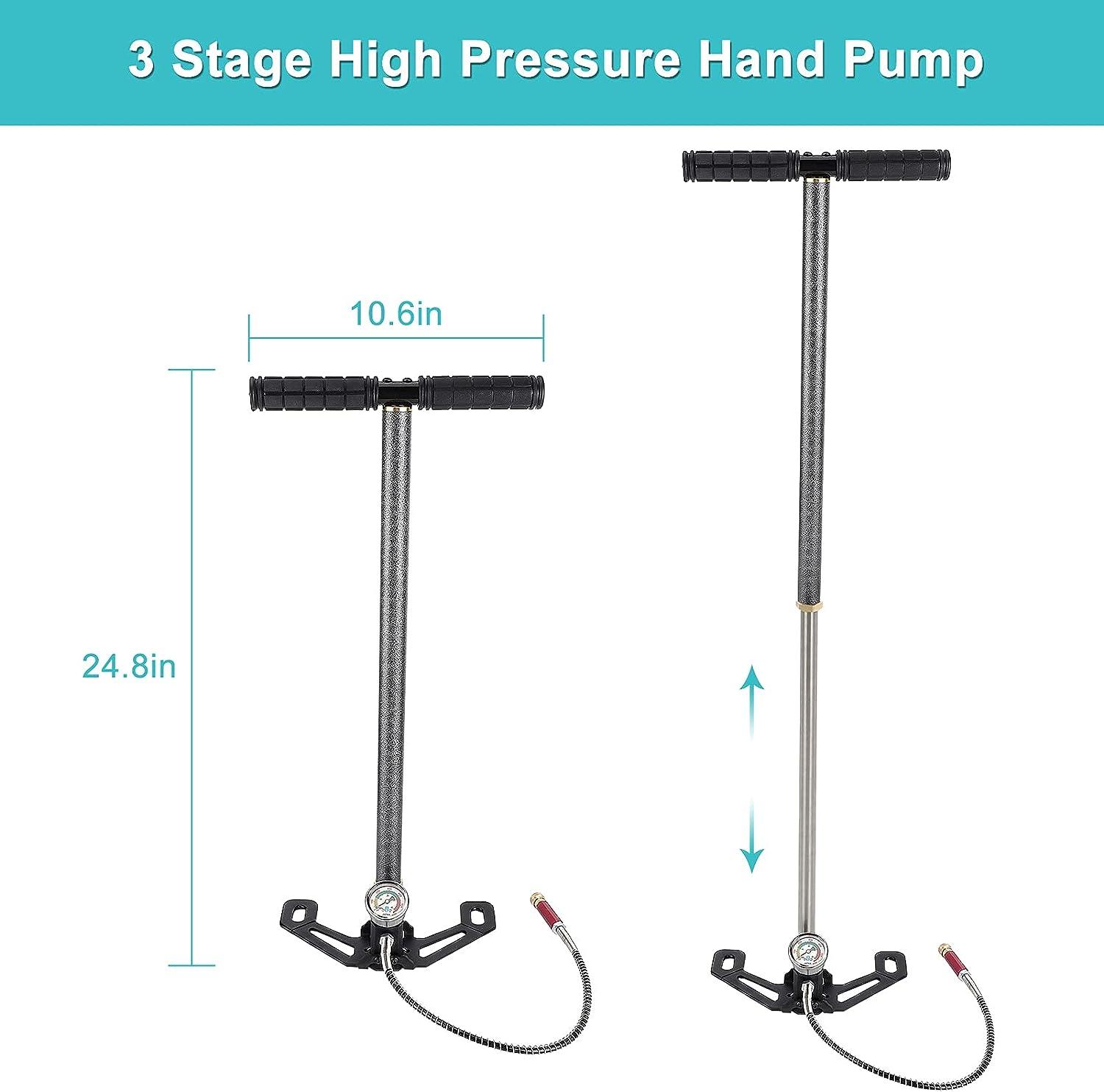 High Pressure Hand Pump Air Hand Pump Filling Stirrup Pump Airgun Pcp