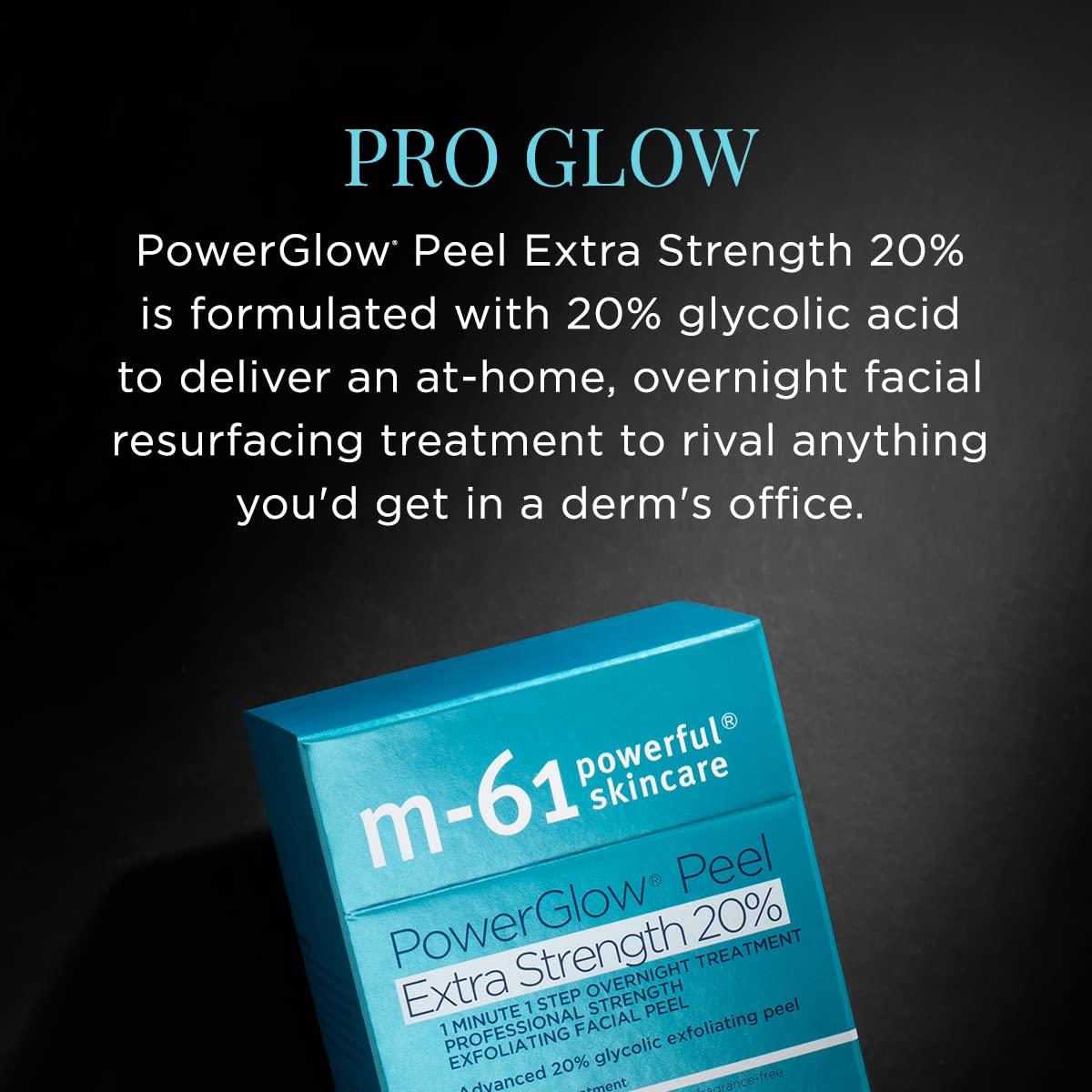 M61 PowerGlow Peel Extra Strength 20 8 Treatments 1Minute