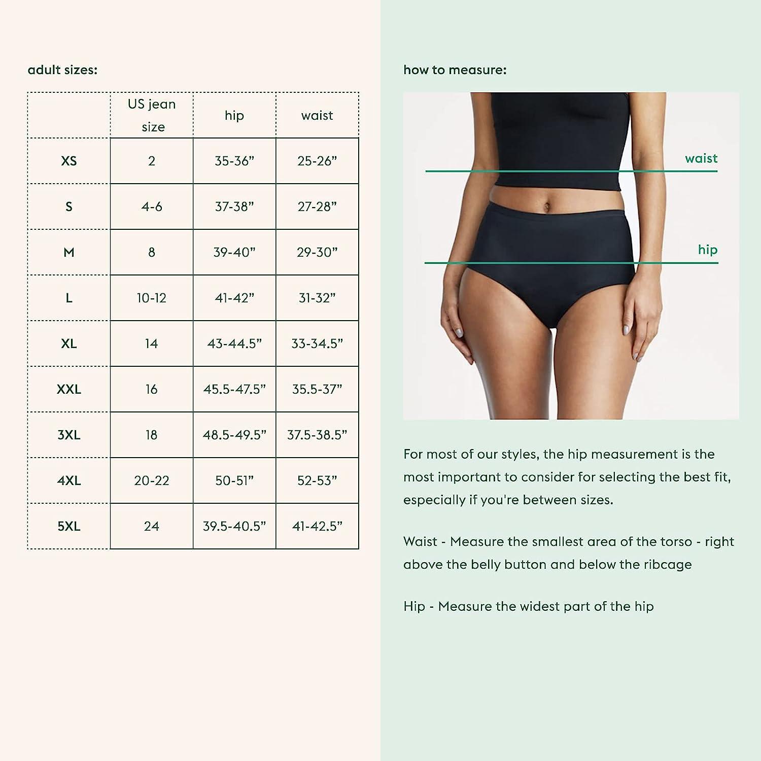 by Thinx Hi-Waist Incontinence Underwear for Women Leak Proof Underwear for  Women Washable Incontinence Underwear Women Bladder Control Underwear for