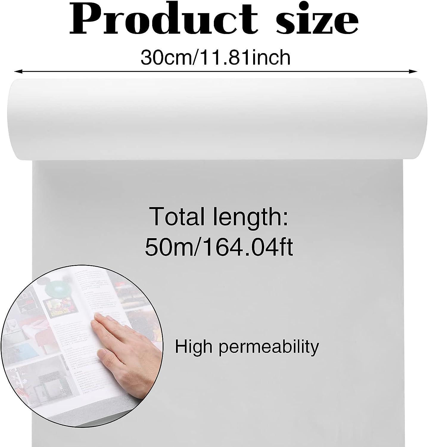 Tracing Paper Roll, 12 in X 55 Yards Tracing Patterns Paper White Trace