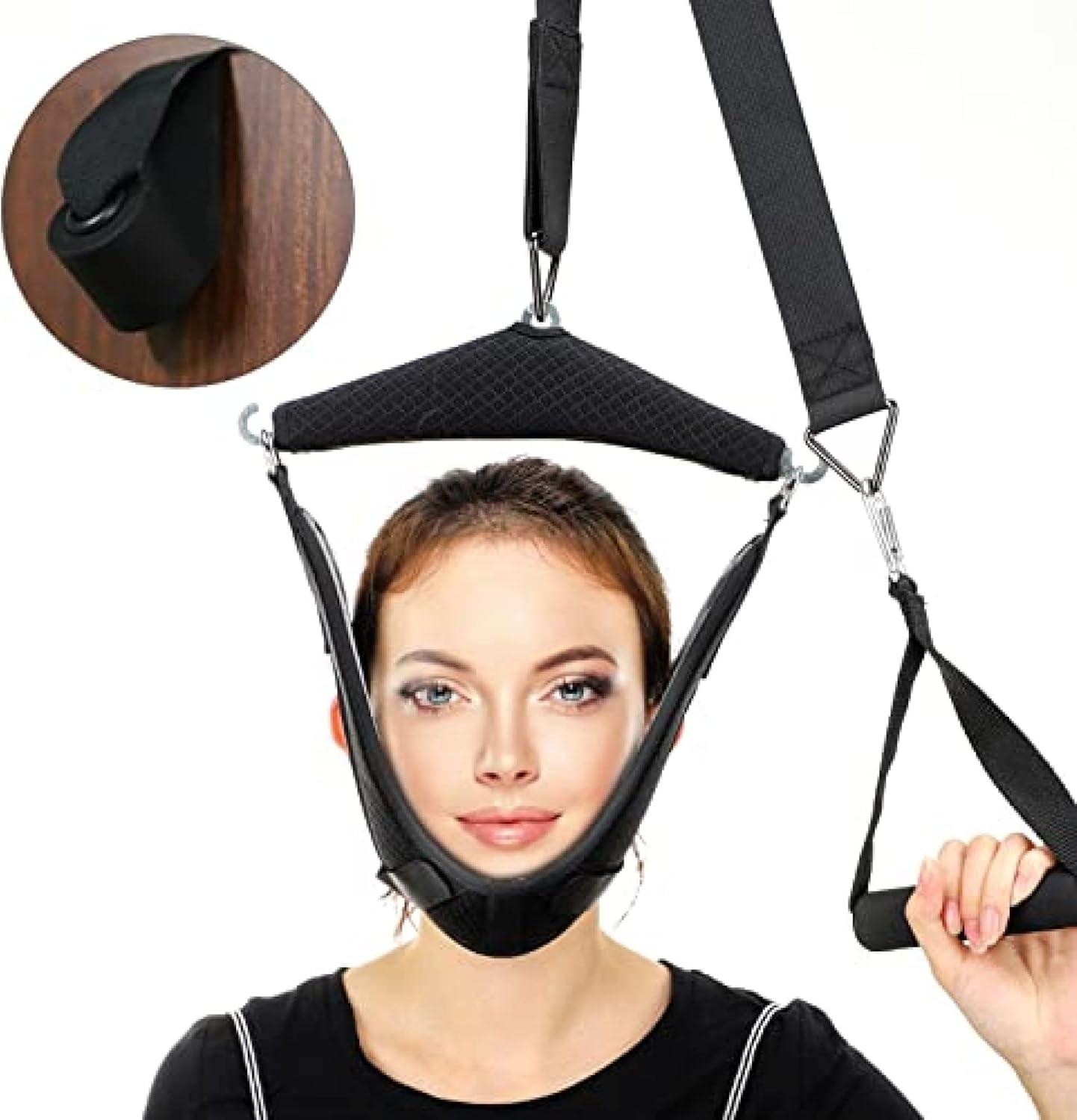 Premium Adjustable Hanging Neck Traction Kit - Cervical Care & Neck ...