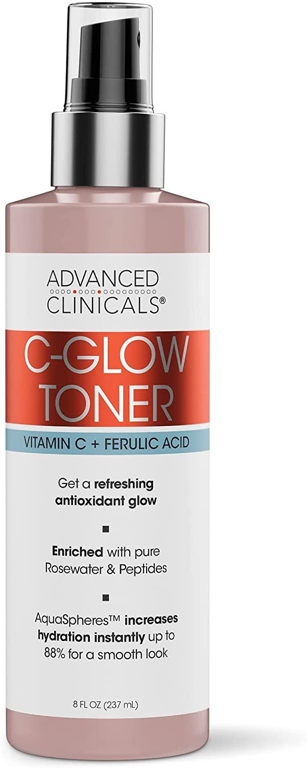 Advanced Clinicals CGlow Toner Vitamin C + Ferulic Acid