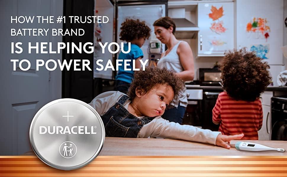 Duracell CR2032 3V Lithium Battery, Child Safety Features, 12 Count Pack,  Lithium Coin Battery for Key Fob, Car Remote, Glucose Monitor, CR Lithium 3  Volt Cell (2032 3V)