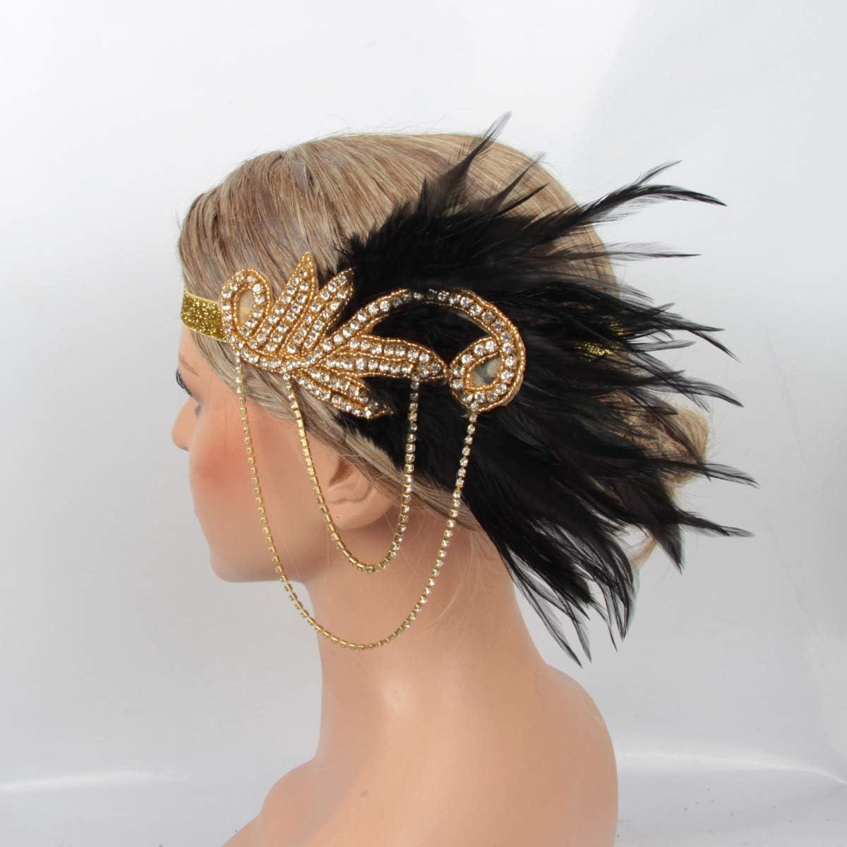 hair accessories flapper headpiece vintage