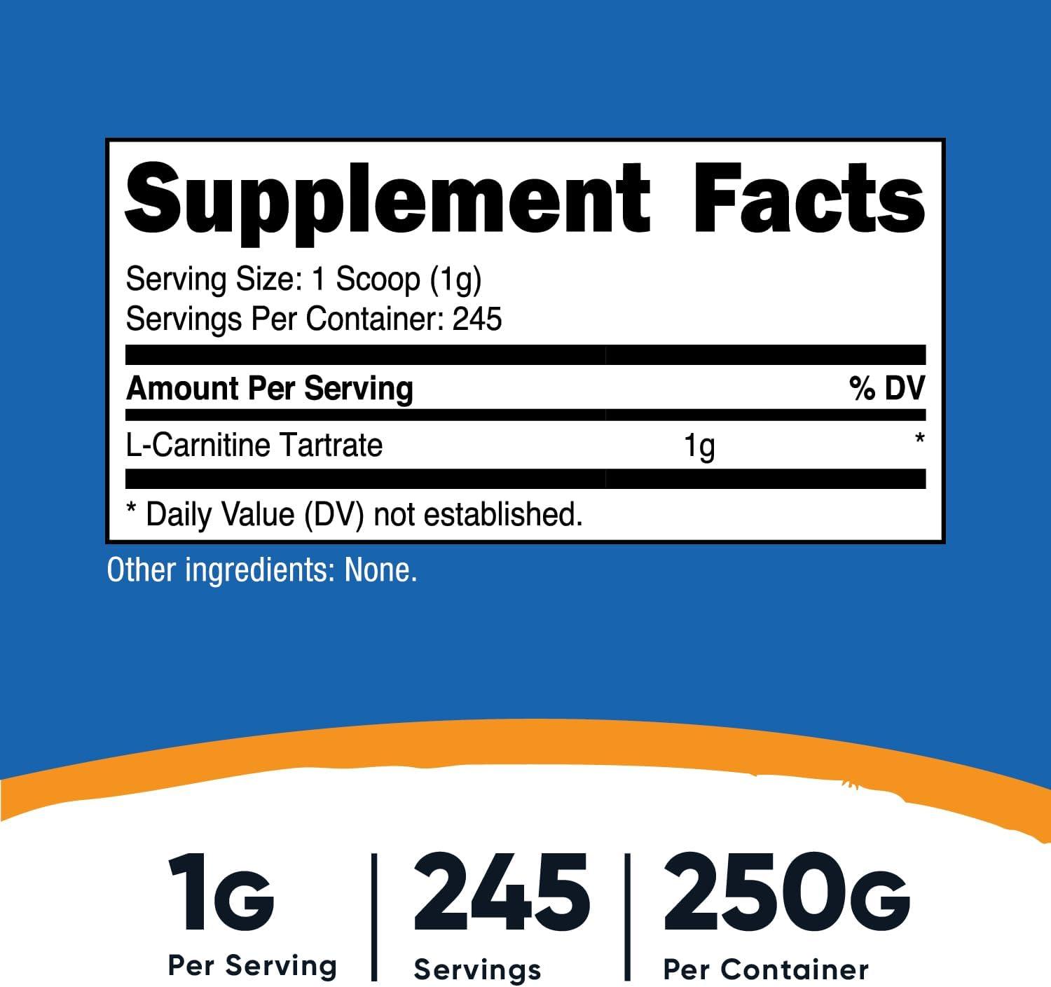 how many grams of l carnitine to lose weight L-CARNITINE main image 0