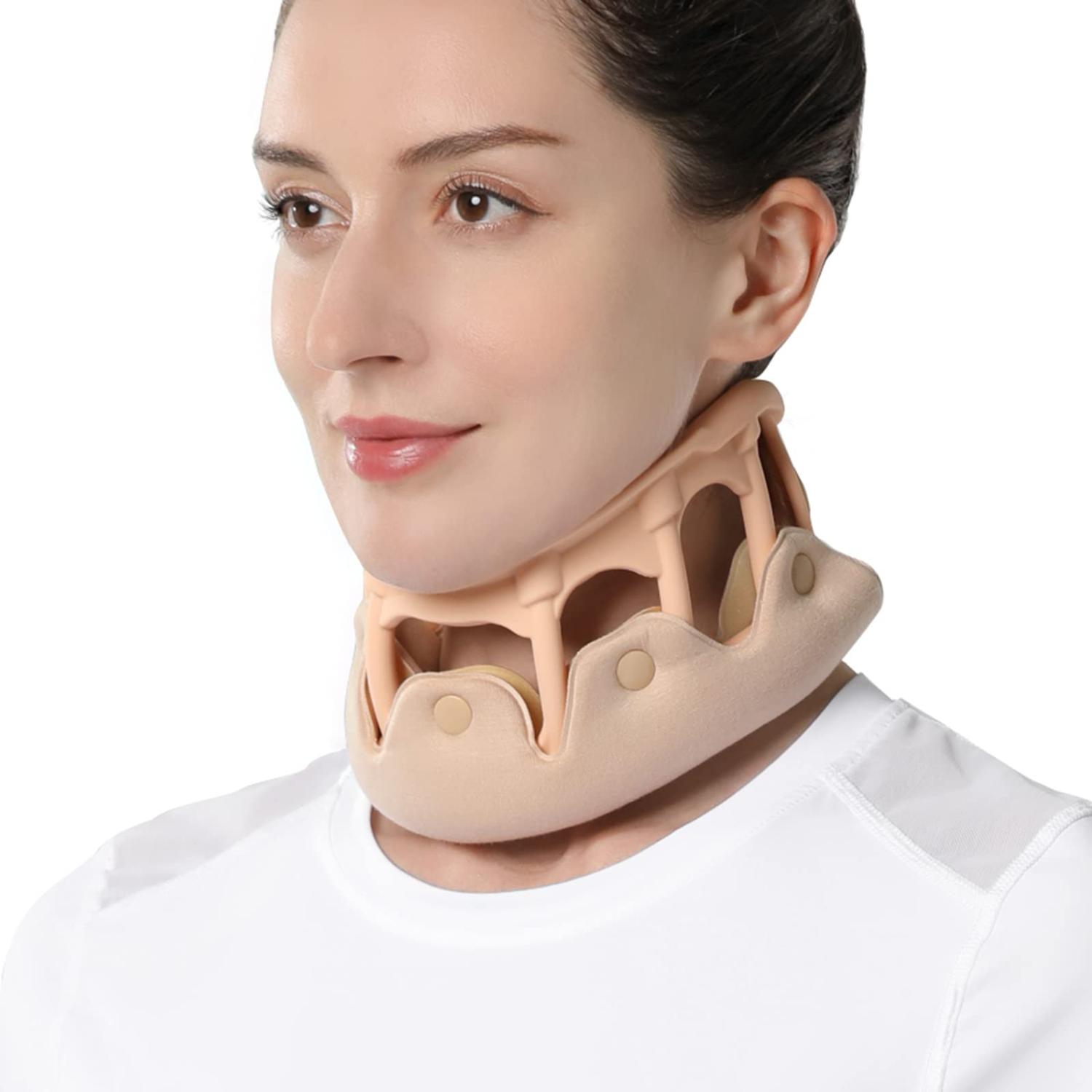 VELPEAU Neck Brace Silicone Cervical Collar for Neck Pain Relief