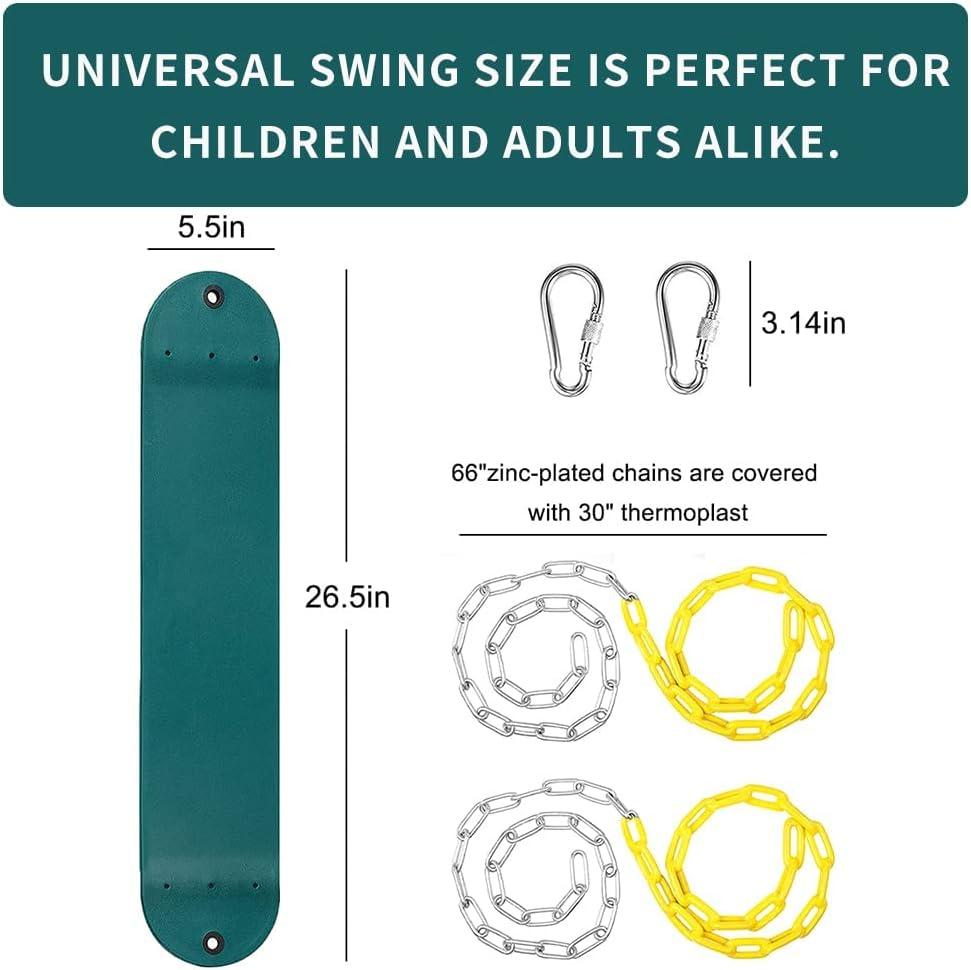 Universal swing seat clearance replacement