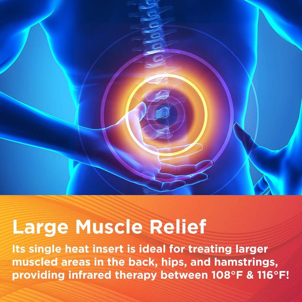 Thermotex Far Infrared Heating Pad Platinum Soothing Pain Relief and