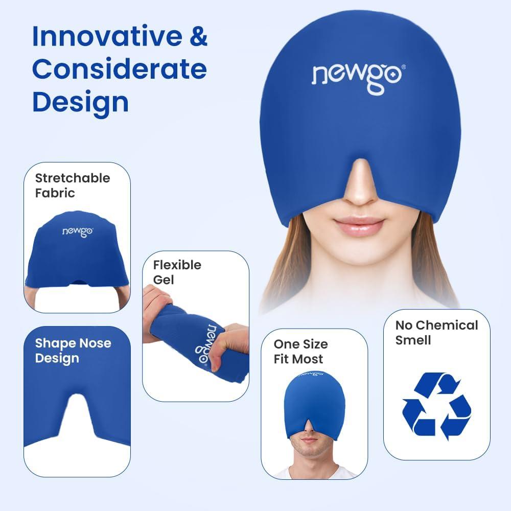 NEWGO Igraine Relief Cap, Full Coverage Headache Hat For Igraine Cold - View #6