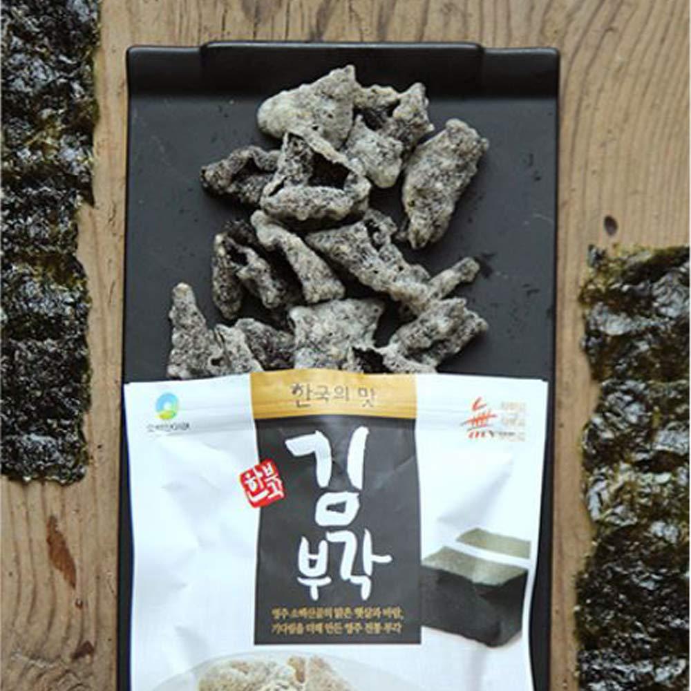 Seaweed Laver Snack Chips Korean Premium Traditional Bugak Nori 1