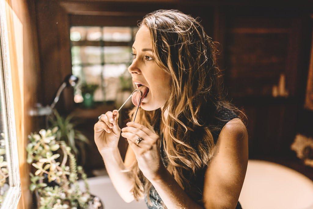 PAAVANI Ayurveda Copper Tongue Scraper Natural Ayurvedic Oral Care