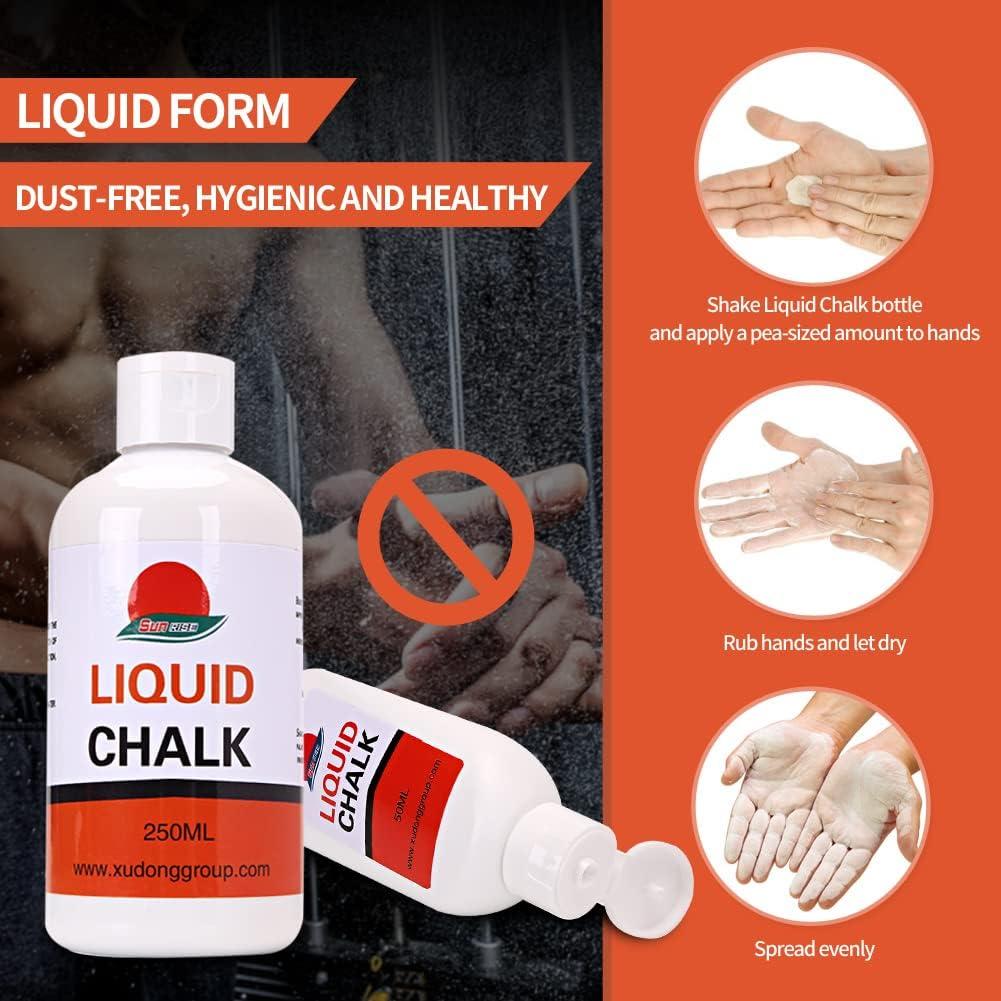 Togear Liquid Chalk, Sports Chalk, Weightlifting Chalk,Gym Chalk,Work Out Chalk  Liquid Fit Grip, Rock Climbing Chalk, Chalk in a Bottle 50ml / 1.76 OZ