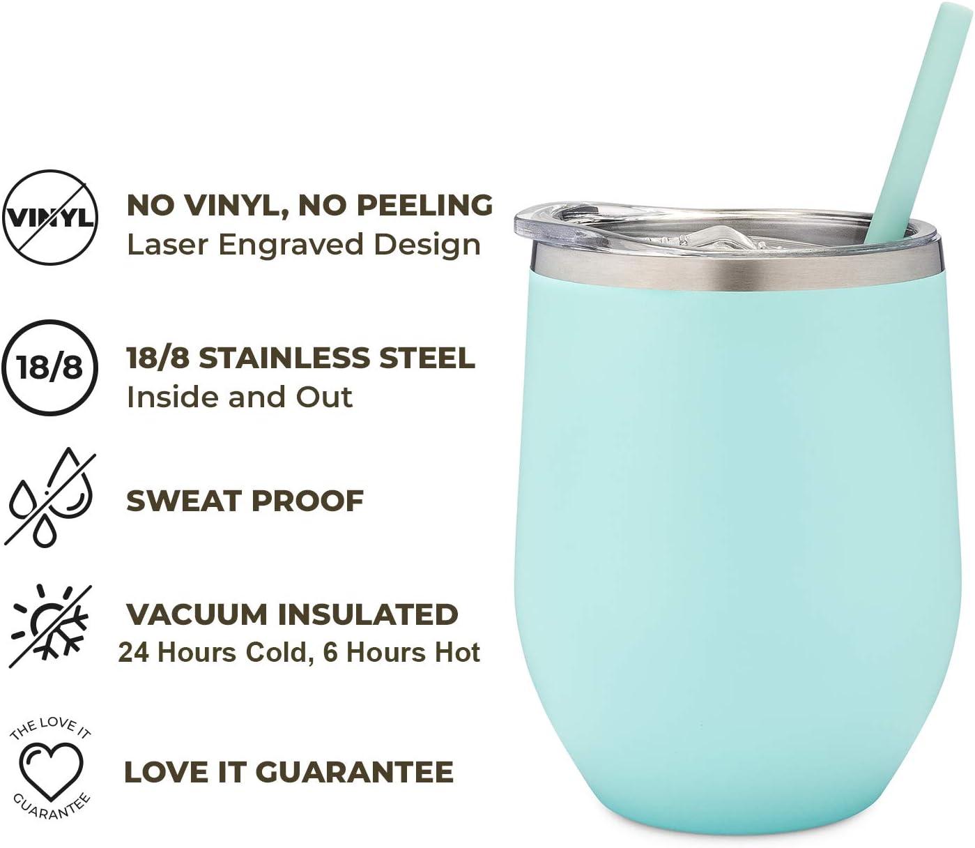 SassyCups Best Bonus Mom Ever Insulated Stainless Steel Tumbler | 22 Ounce  Engraved Mint Travel Mug with Lid and Straw | Stepmom - Mother in Law 
