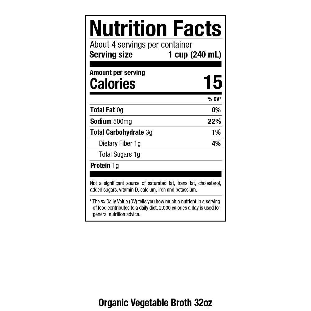 Pacific Foods Organic Vegetable Broth, 32oz