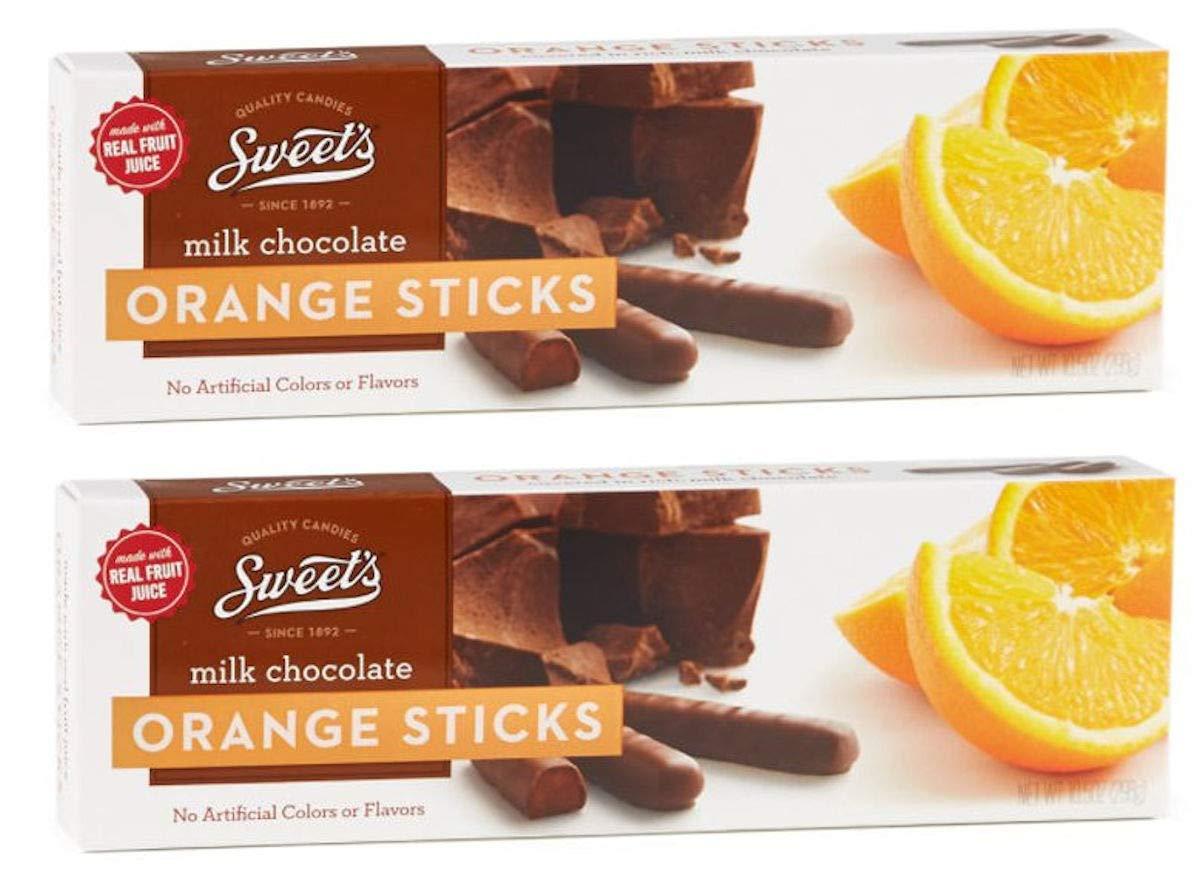 Sweet's Milk Chocolate Orange Sticks, 2 Pack (10.5 oz. box)