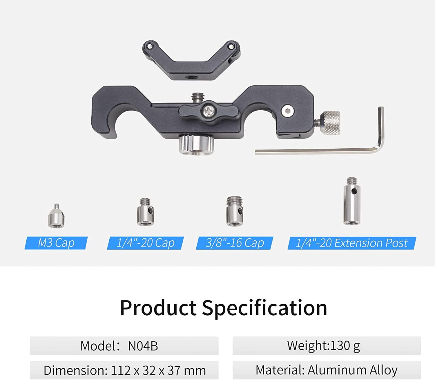 Nitze 15mm Universal Lens Support with Rolling Y-Bracket and