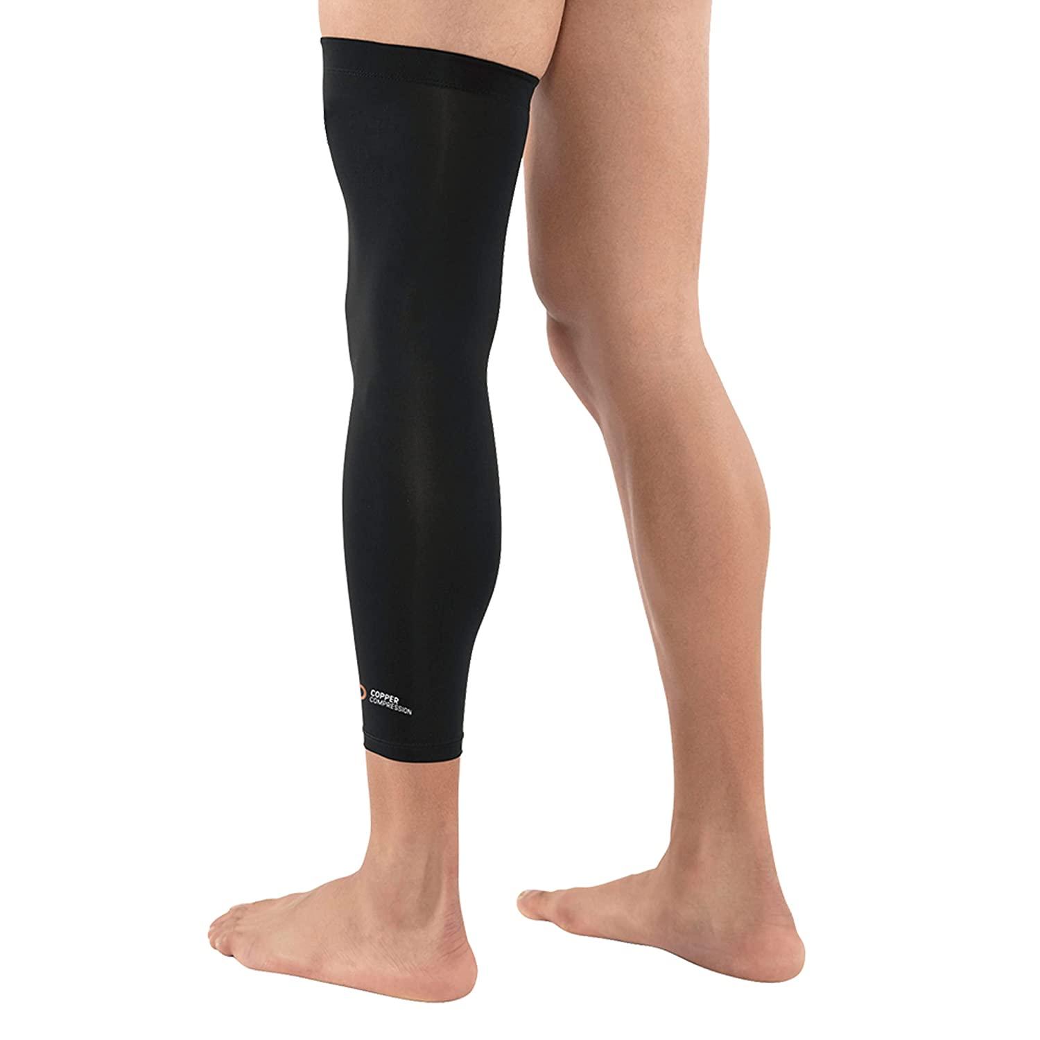  CopperJoint Copper-Infused Compression Knee Sleeve, Promotes  Increased Blood Flow to The Knee While Supporting Tendons & Ligaments for  All Lifestyles, Single Sleeve (Small) : Health & Household