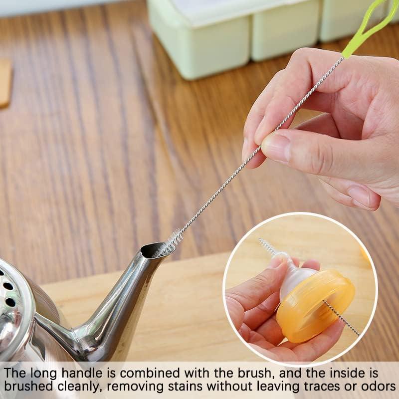 Water Bottle Straw Cleaning Brush 4 PCS Drinking Straw Brushes for