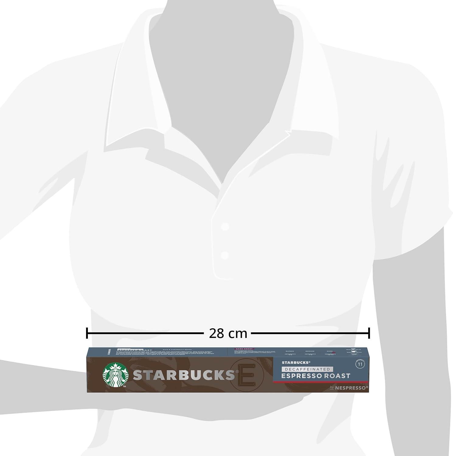 Starbucks Espresso Roast Decafeinado, compatible Nespresso