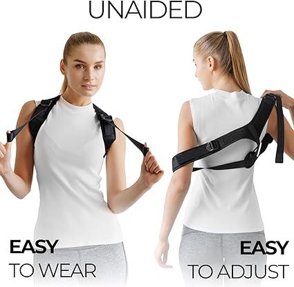 Buy Posture Corrector for Men and Women, Adjustable Upper Back Brace for  Neck, Shoulder, Clavicle and Spine Support – Fovera