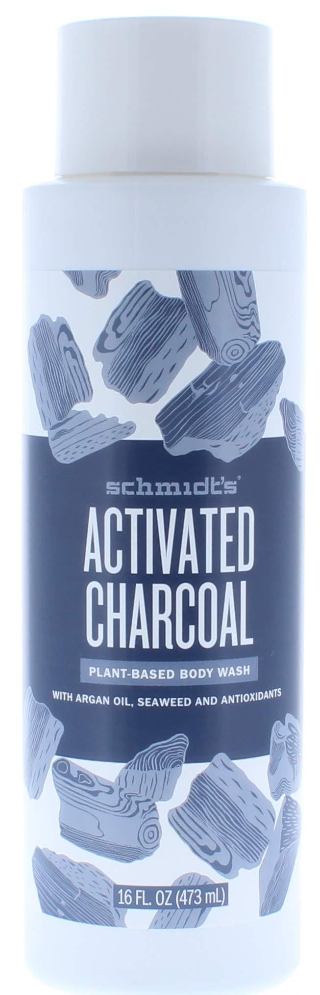 Schmidt's PlantBased Body Wash Activated Charcoal 16 fl oz (473 ml)