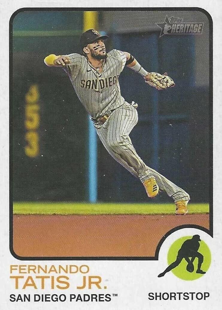 San Diego Padres 2022 Topps HERITAGE 9 Card Team Set with Fernando