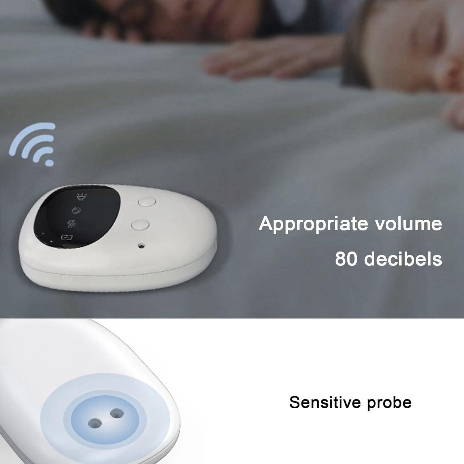 Zwinner Bedwetting Alarm Monitor Wireless Electric Bed Wetting Sensor for Kids Baby Children Bed