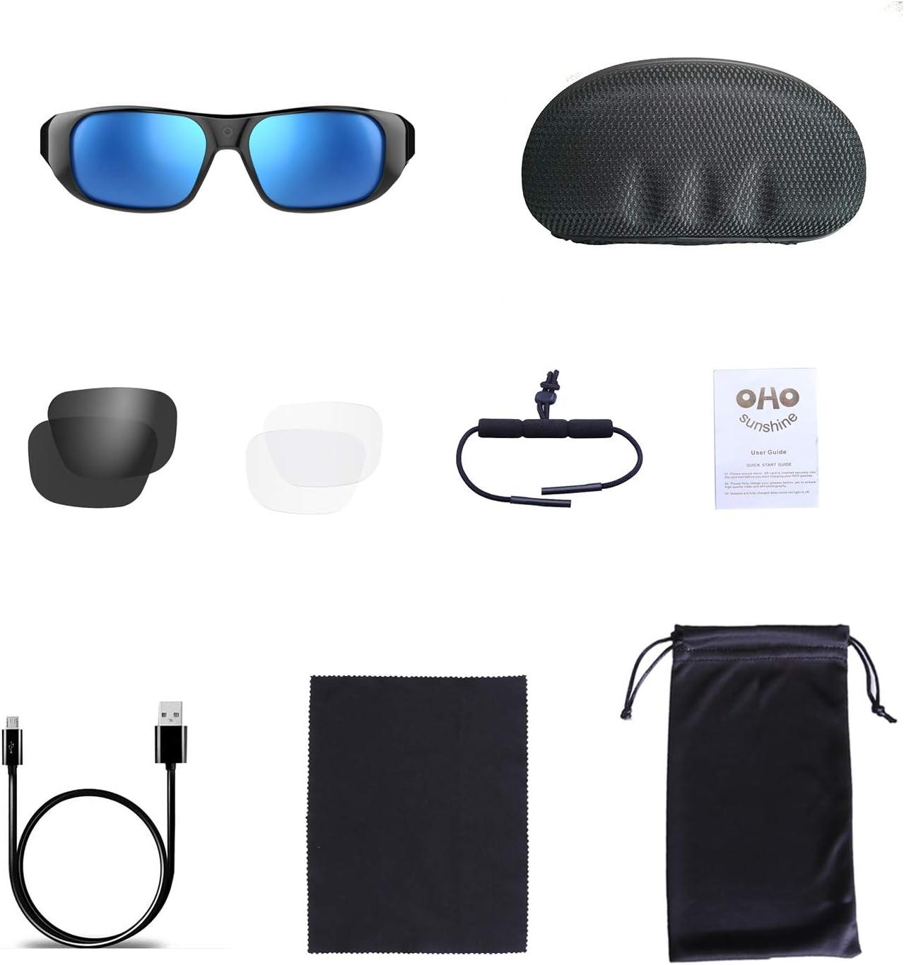 Buy OhO Audio Sunglasses, Voice Control and Open Ear Style Listen Music and  Calls with Volumn UP and Down, Bluetooth 5.0 and IP44 Waterproof Feature  for Indoor and Outdoor Online at desertcartINDIA