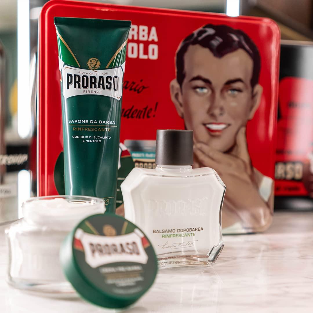 Proraso Shaving Kit for Men Refreshing and Toning PreShave Cream