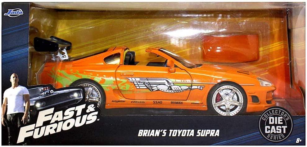 Jada Toys - Fast and Furious Brian's Car Toyota Supra 1995, Scale 1:24 -  Orange for sale online