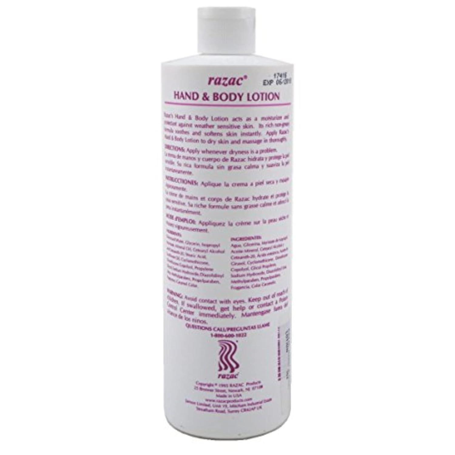 Razac Hand & Body Lotion 16oz (3 Pack)