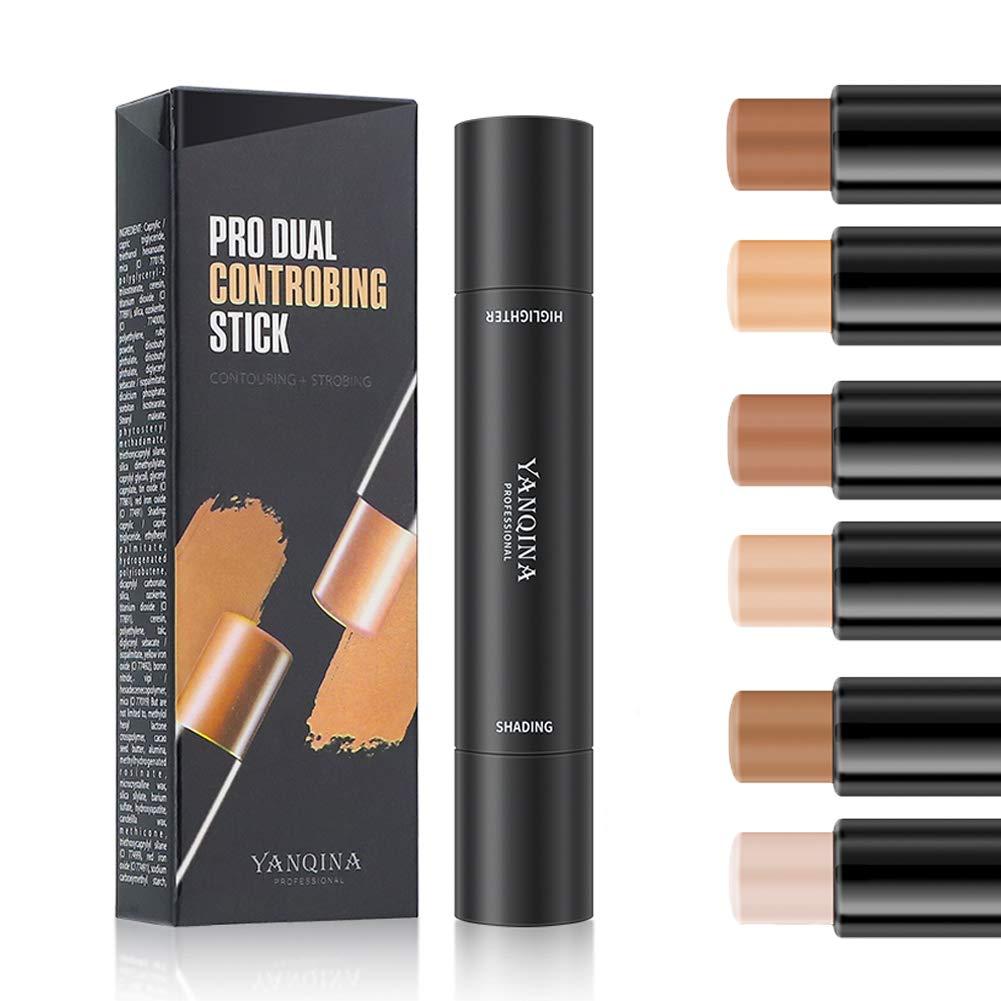 MEICOLY Highlight Contour Stick Trio, 2 in 1 Double Head