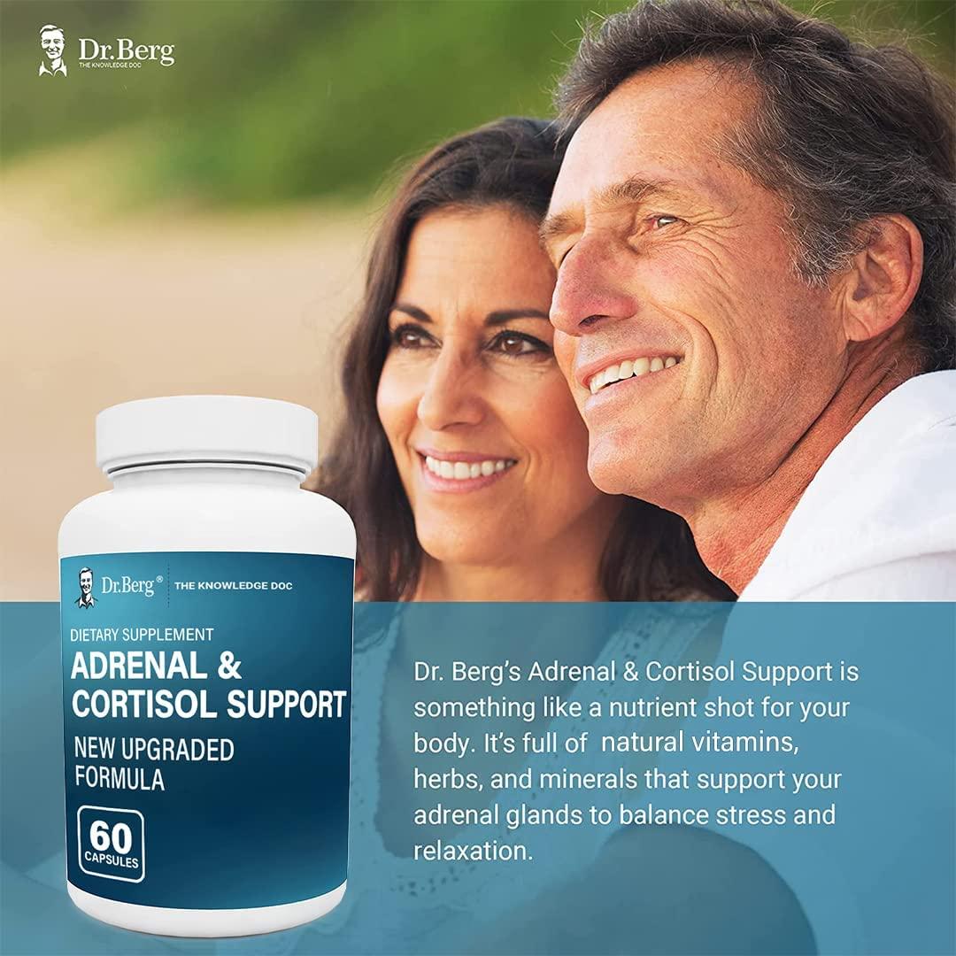 Dr. Berg Adrenal & Cortisol Supplement Mood, Focus, and Stress
