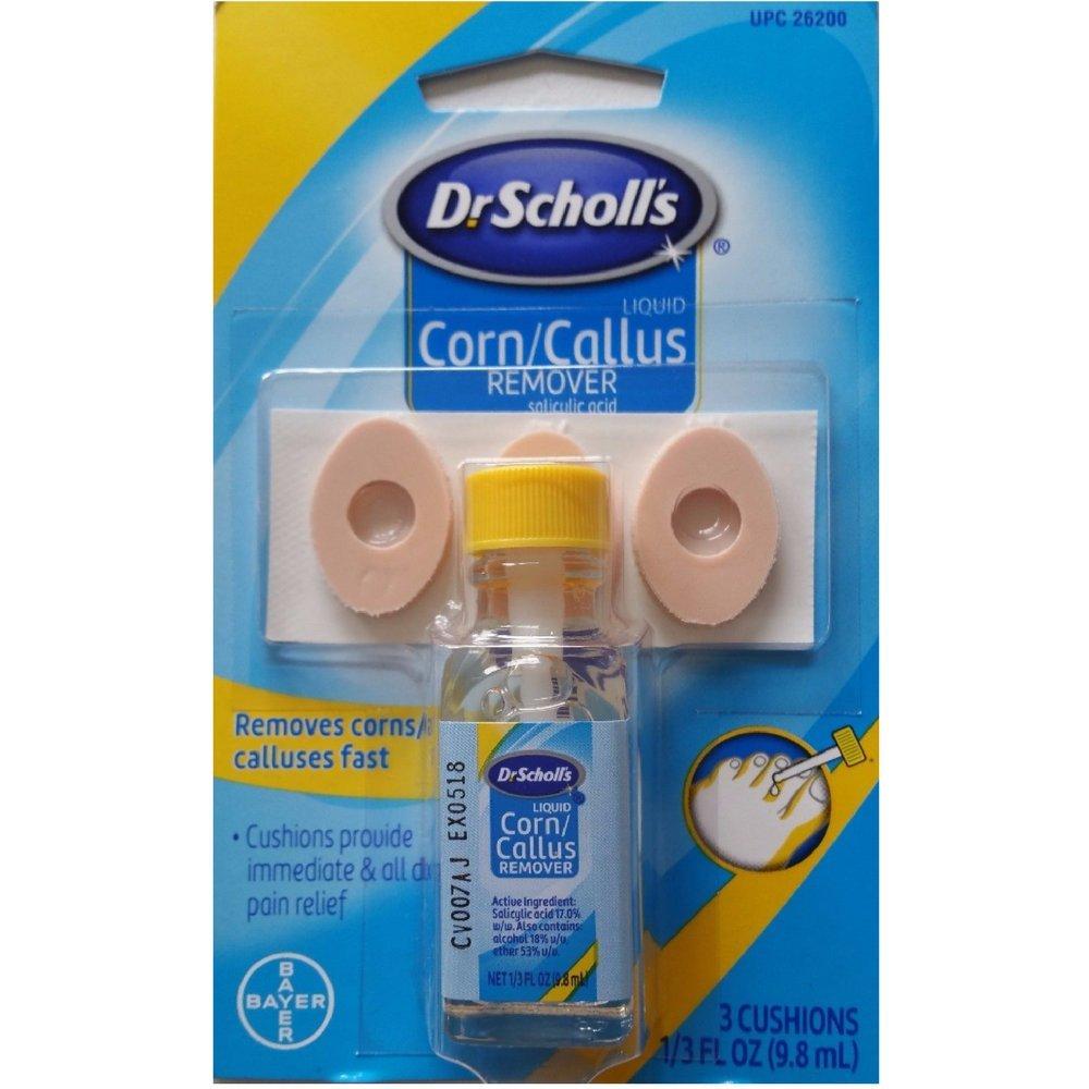 Dr. Scholl's Corn/Callus Remover Liquid 0.33 oz (Pack of 4)
