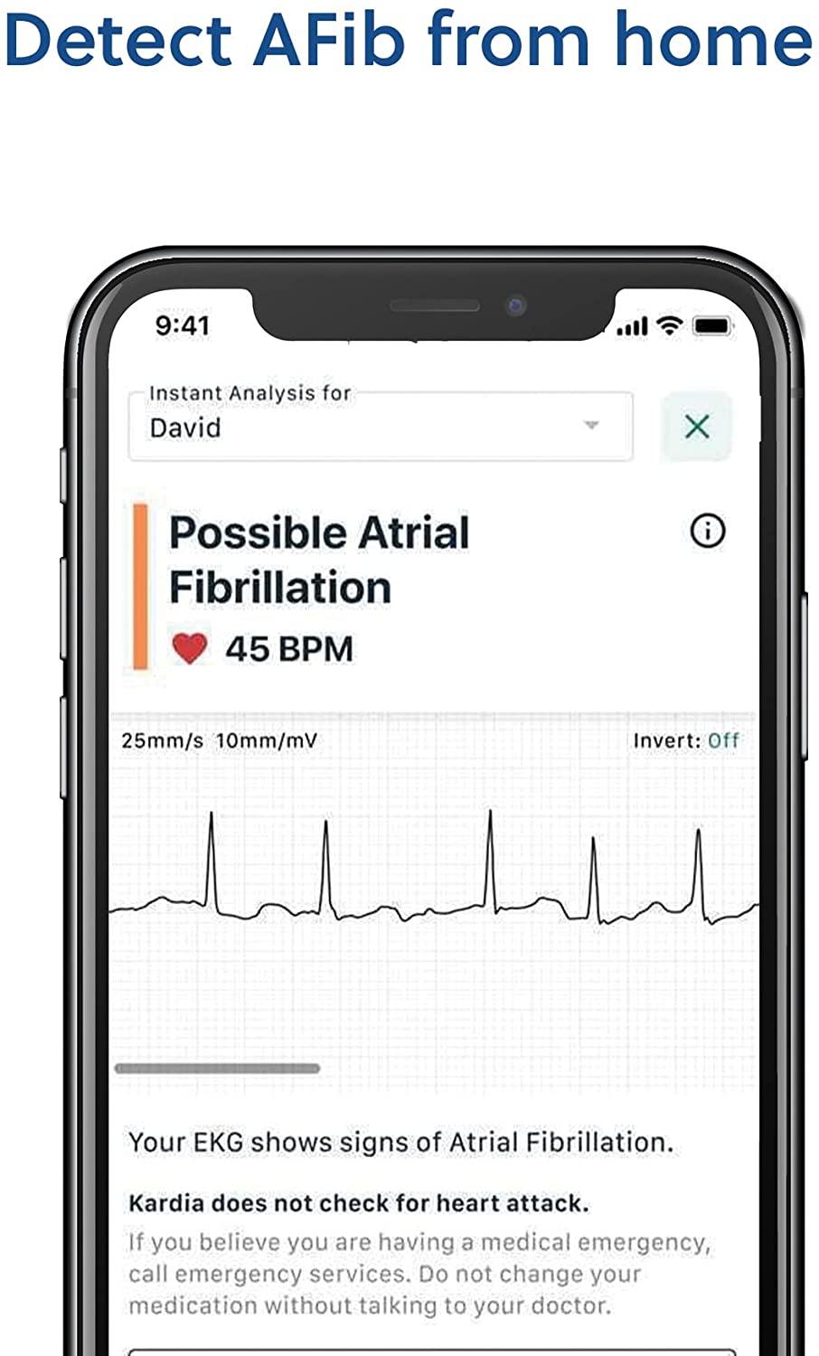 KardiaMobile Personal EKG Device FDACleared Heart Monitor for AFib