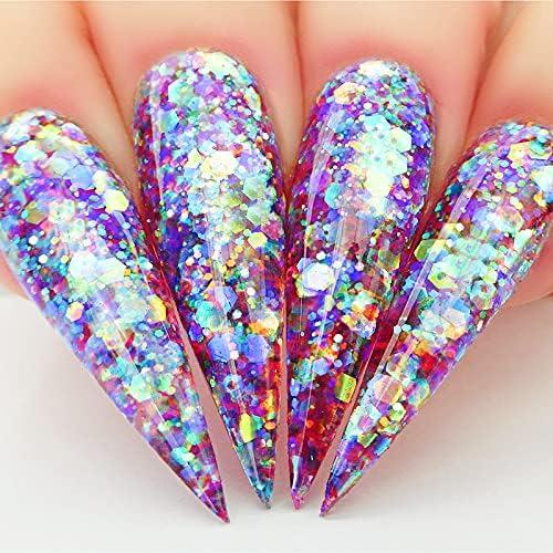 ★NOFFICIALNOFFICE★ANGELS IN THE SKY GLITTER TOP★正規品 Kiara Sky Eerie Descent Glitter 1oz - Sparkle On Collection