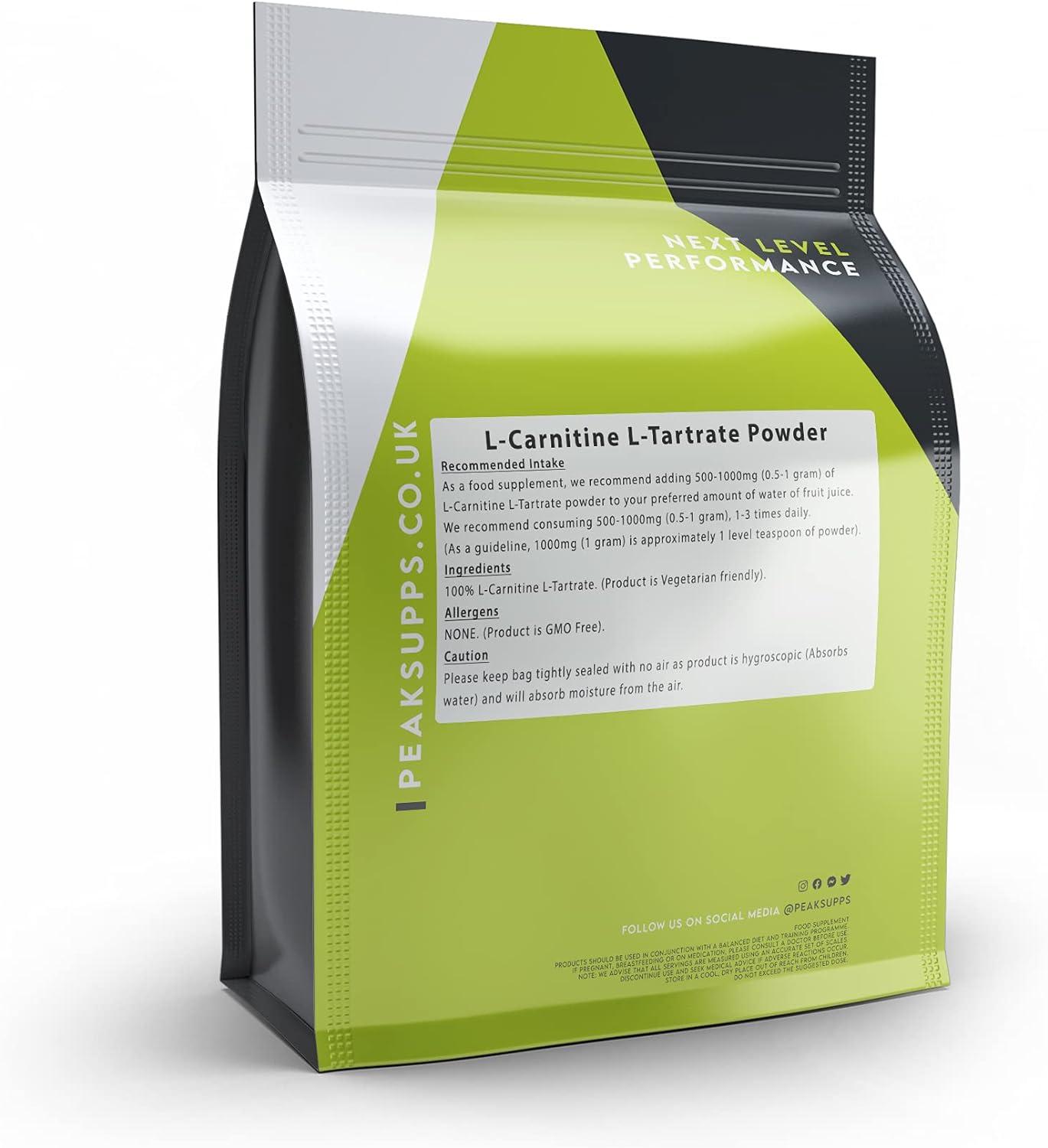 Pure L-Carnitine L-Tartrate Powder 100g - Pack of 1 | High Quality  Supplement | Buy Now with Express International Delivery | GoSupps.com