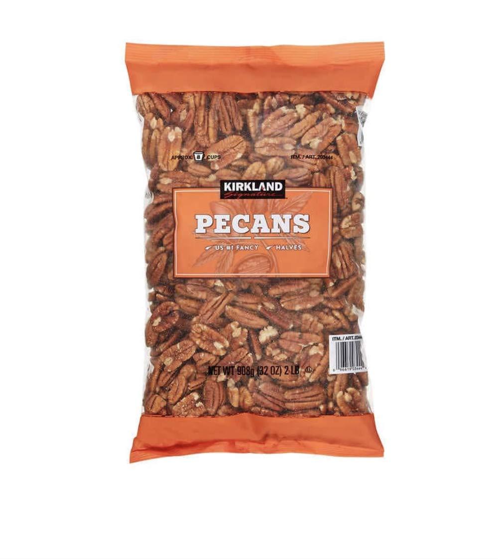KLS Signature Whole Pecan Halves 2 LB Bulk Saving 2 Pound (Pack of 1)