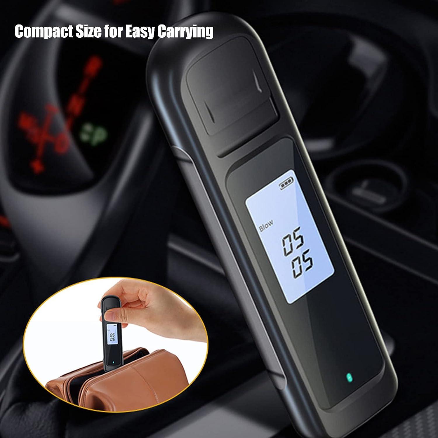 tobacco breathalyzer Cryfokt Portable Breathalyzer | 0-0.19% BAC | Rechargeable & Smart |  Digital Display & LED Indicator