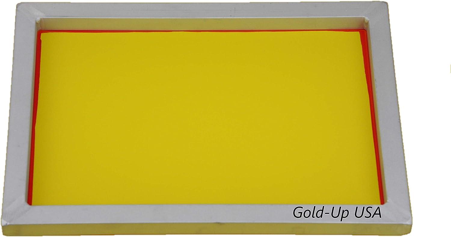 Aluminum Screen Printing Screens, Size 10 x 14 Inch PreStretched Silk