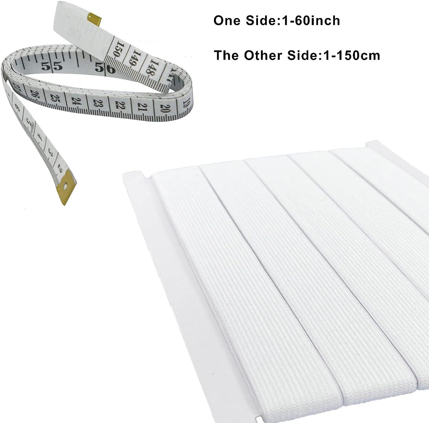 Elastic Band 1/2 Inch Width (12 mm) White 10 yards-Stretchy- for sewing
