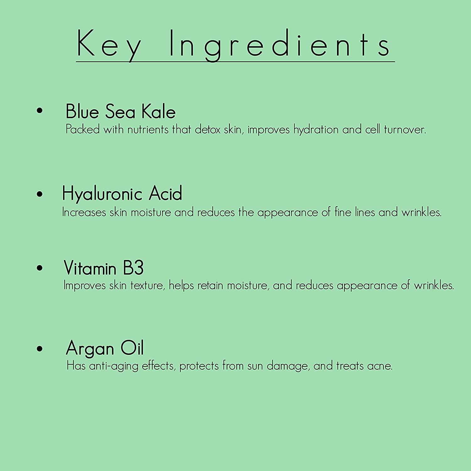 VITAMINS AND SEA BEAUTY Hyaluronic Acid Face Serum Skin Calming