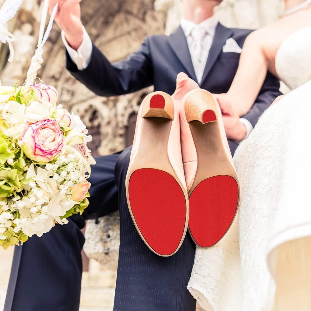 Red rubber sole protectors hot sale