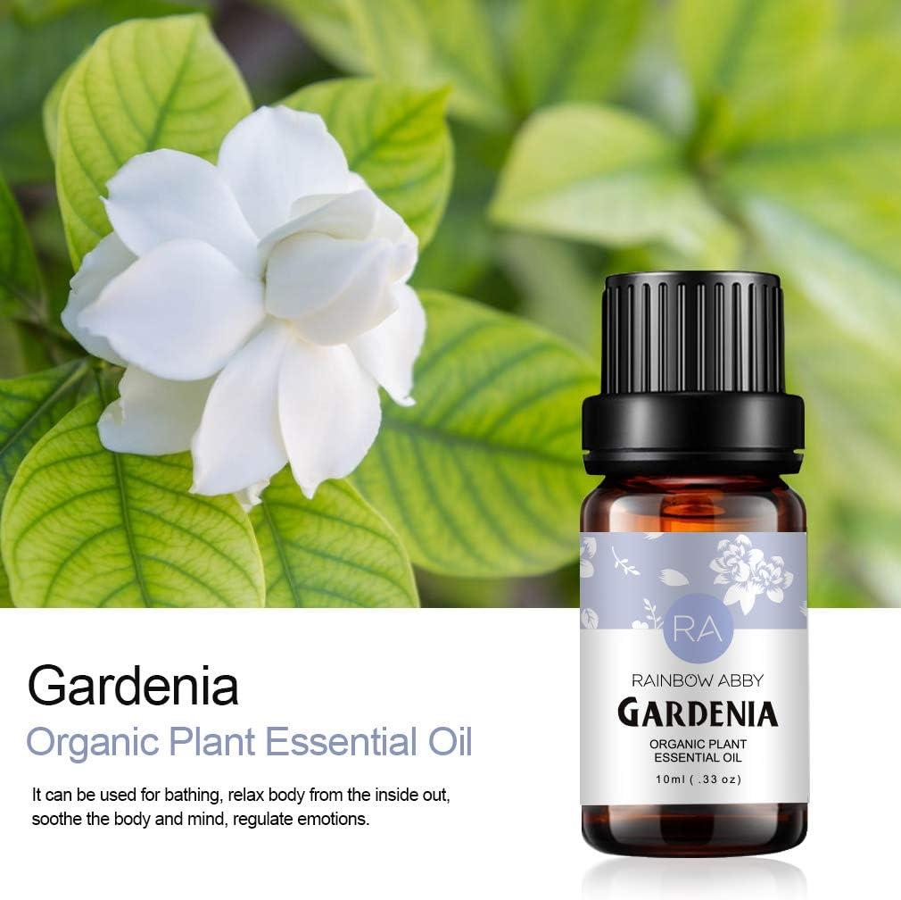 2-Pack Gardenia Essential Oil 100% Pure Oganic Plant Natrual Flower  Essential Oil for Diffuser Message Skin Care Sleep - 10ML