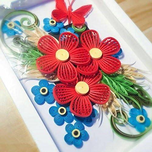 JUYA Single Color Paper Quilling Strips Set 60 Colors 39cm Length One Color 100 Strips per Pack Paper Width 3mm