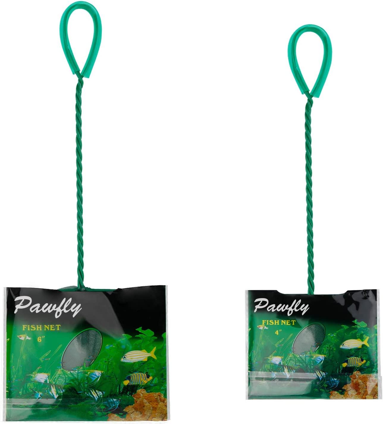 Pawfly 4/6 Inch Aquarium Fish Net Set with Plastic Handle - Set of 2 Nets (6 Inch and 4 Inch) | Buy Now with Express International Delivery | GoSupps.com Pawfly 4/6 Inch Aquarium Fish Net Set with Plastic Handle - Set of 2 Nets (6 Inch and 4 Inch) | Buy Now with Express International Delivery | GoSupps.com