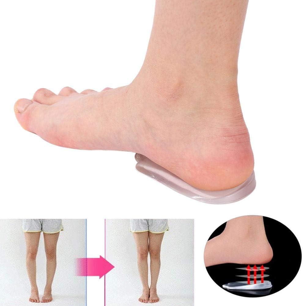 Heel Lift Women Men Shoes Insoles Heel Lift Insert Pad Cushion O/X Legs