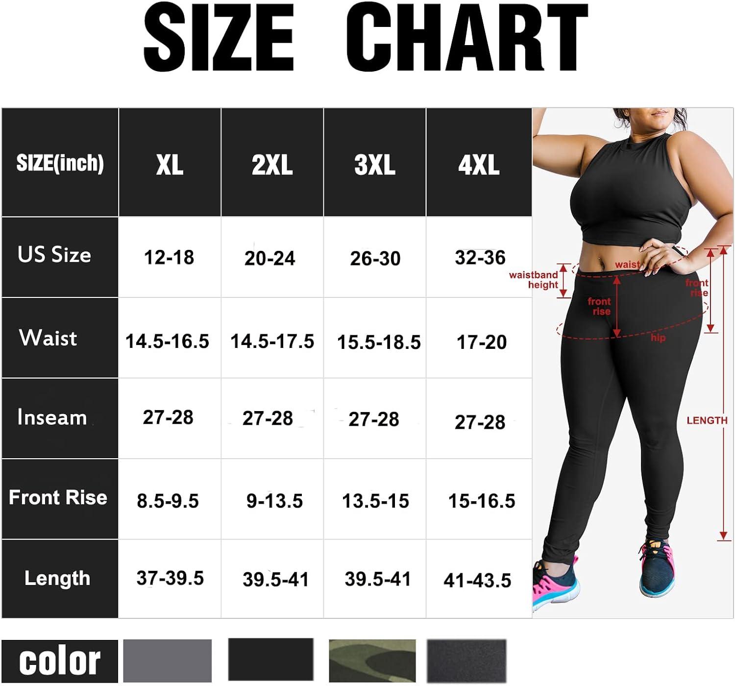 NexiEpoch Leggings for Women Plus Size-High Waisted L-XL-3XL Tummy Control  Soft | eBay